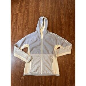 Smartwool Jacket Womens Large Intraknit Fleece Hoodie Full Zip Merino Wool Blue